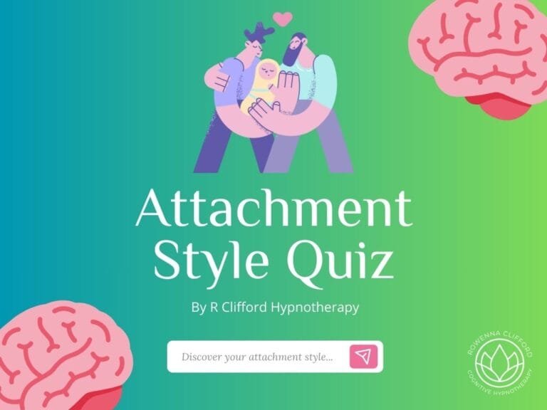 Attachment style quiz cover image. Find out how inner child work heals childhood trauma.