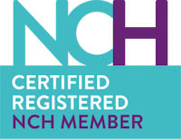 NCH Logo, registered member of the national council of hypnotherapists